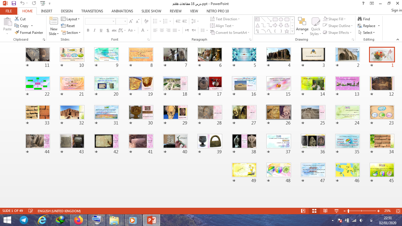 پاورپوینت قدیمی ترین سکونتگاه های ایران درس 18 مطالعات هفتم